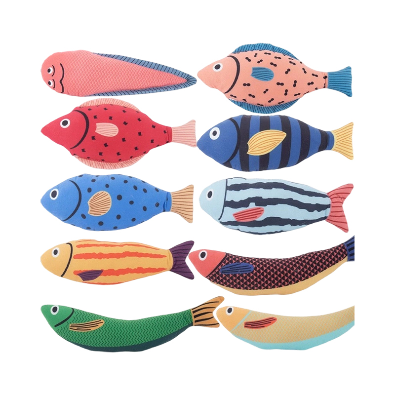 Fiskeformet kattehundtyggleke